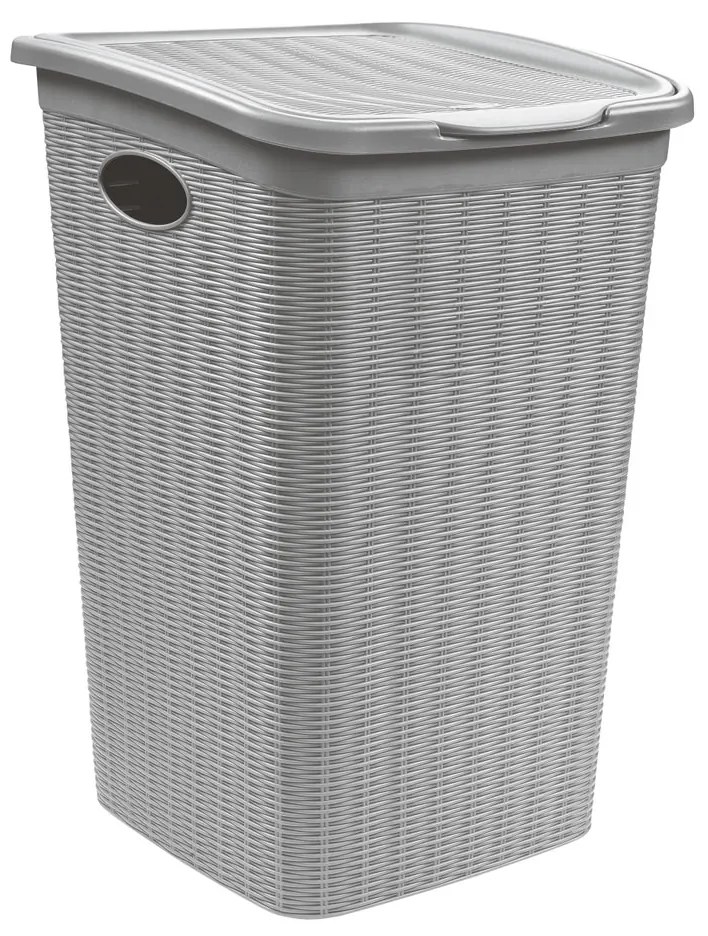 STEFANPLAST Kôš na bielizeň Elegance 50 l, šedý