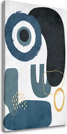 Obraz na plátne TYRKYSOVÝ ABSTRAKT 001