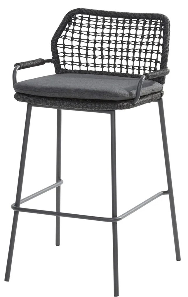Barista barová stolička sivá