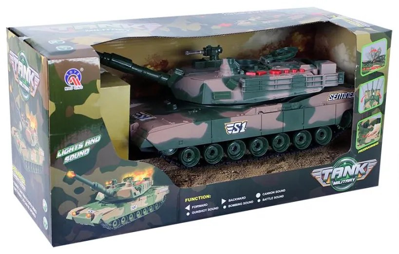 Tank veľký s pojazdom - svetlo zvuk