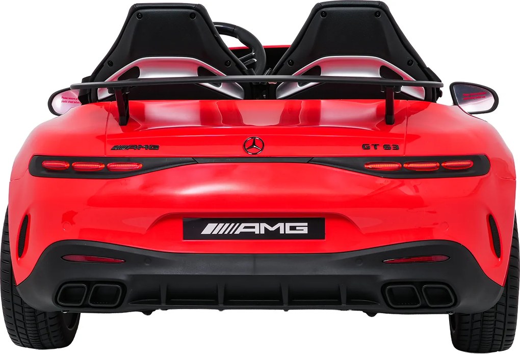 Ramiz Mercedes-Benz GT63 AMG elektrické autíčko pre deti červené