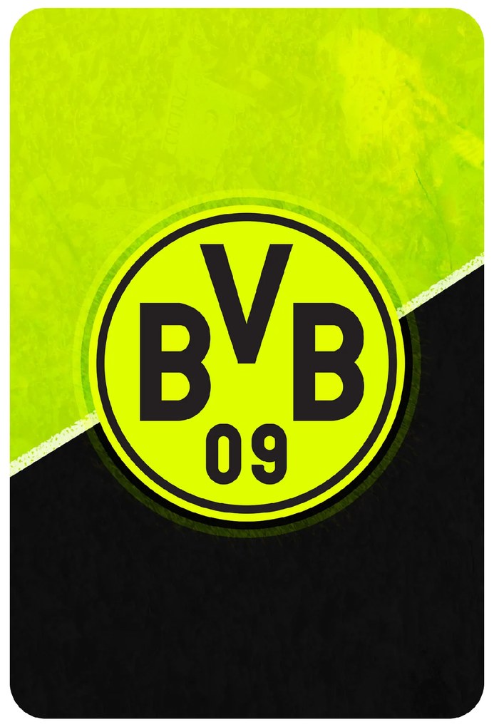 Textilná nálepka na stenu "Borussia Dortmund"