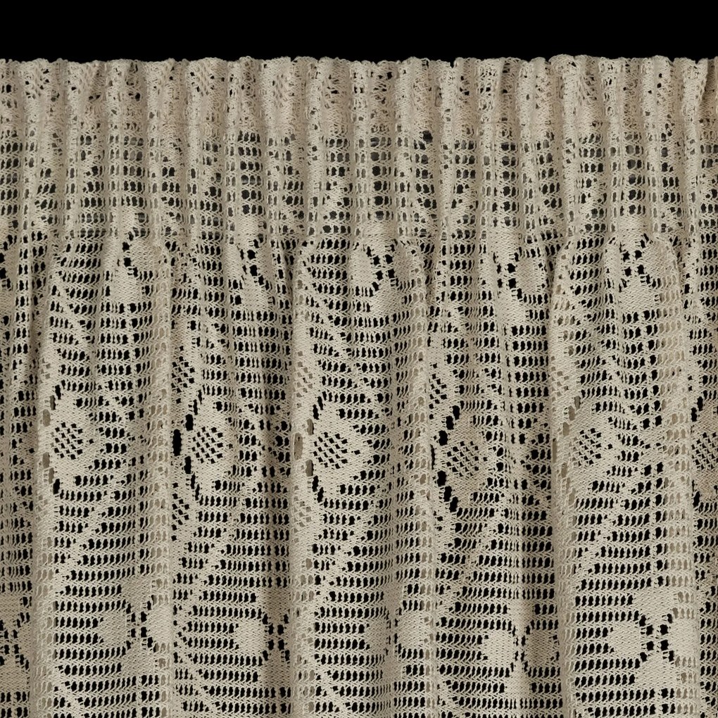 ZÁVES NA PÁSKE NELA 140X270 CM PRÍRODNÁ