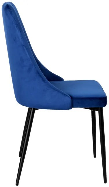 Jedálenská stolička LINCOLN zamatová, granátová