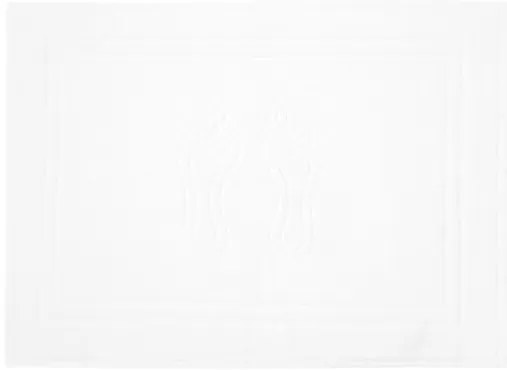 Kúpeľňový koberček CORNEL biely 897677