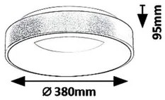 Rabalux stropné svietidlo Carmella 5052