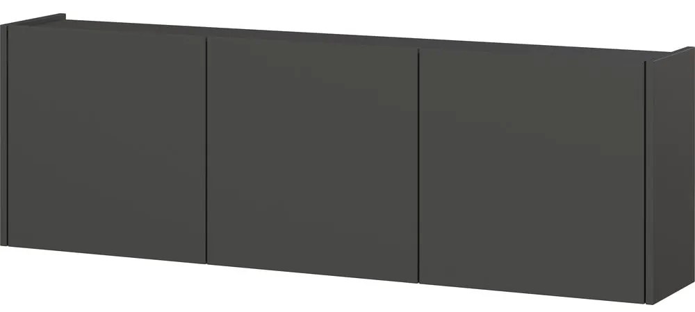 Antracitový TV stolík 138x45 cm Piana – Germania