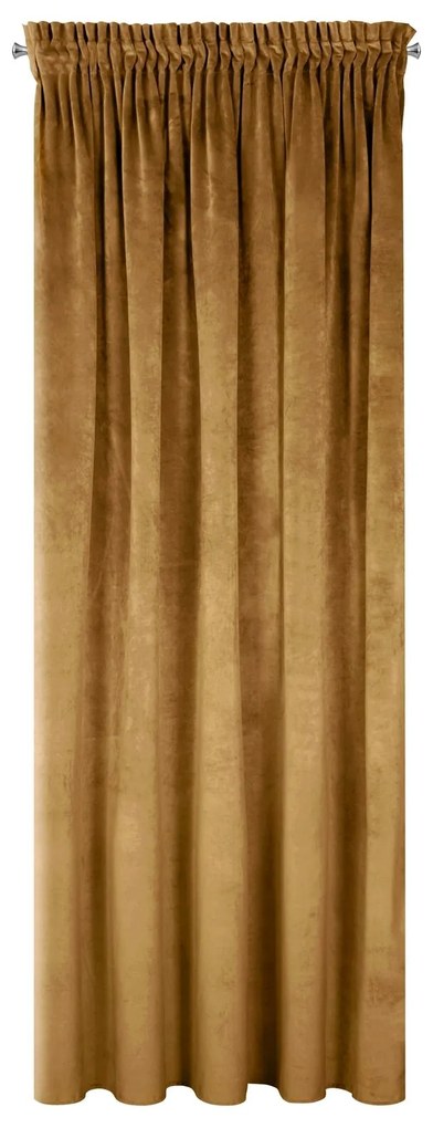 ZATEMŇOVACÍ ZÁVES NA PÁSKE RIA 140X270 CM MEDOVÁ