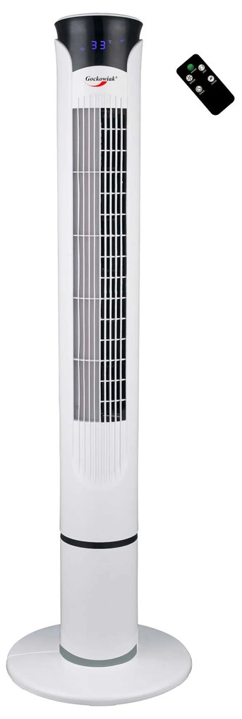 Stĺpový ventilátor TOPLO biely