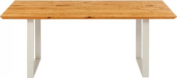 KARE DESIGN Stôl Symphony Oak strieborná 200×100 cm 76 × 200 × 100 cm