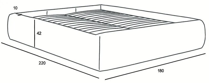 Tmavomodrá čalúnená dvojlôžková posteľ s úložným priestorom/bez čela s roštom 160x200 cm Inera – Bobochic Paris