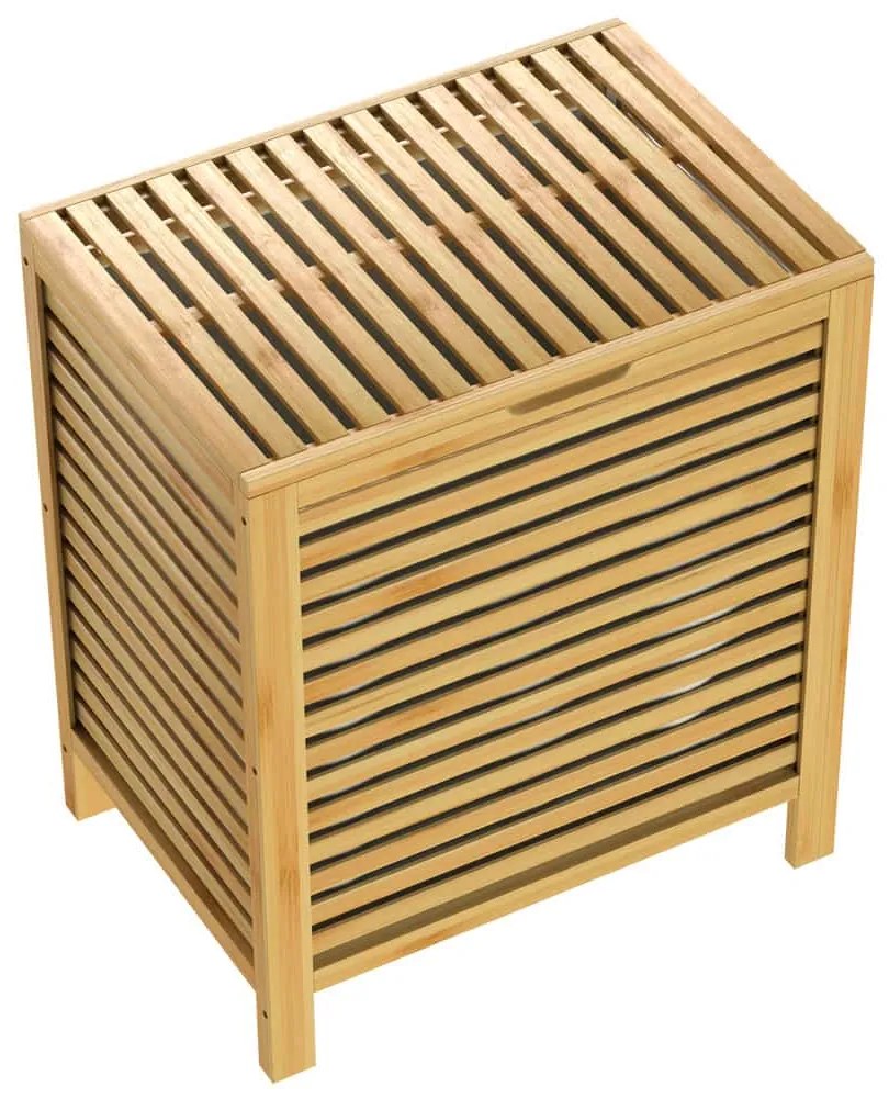 Bambusový kôš na bielizeň ISLA, 62L, prírodná hnedá Casaria