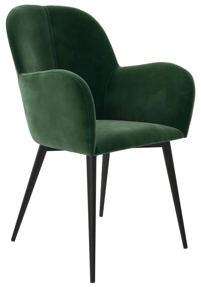Zelené čalúnené jedálenské kreslo Fitz – Støraa
