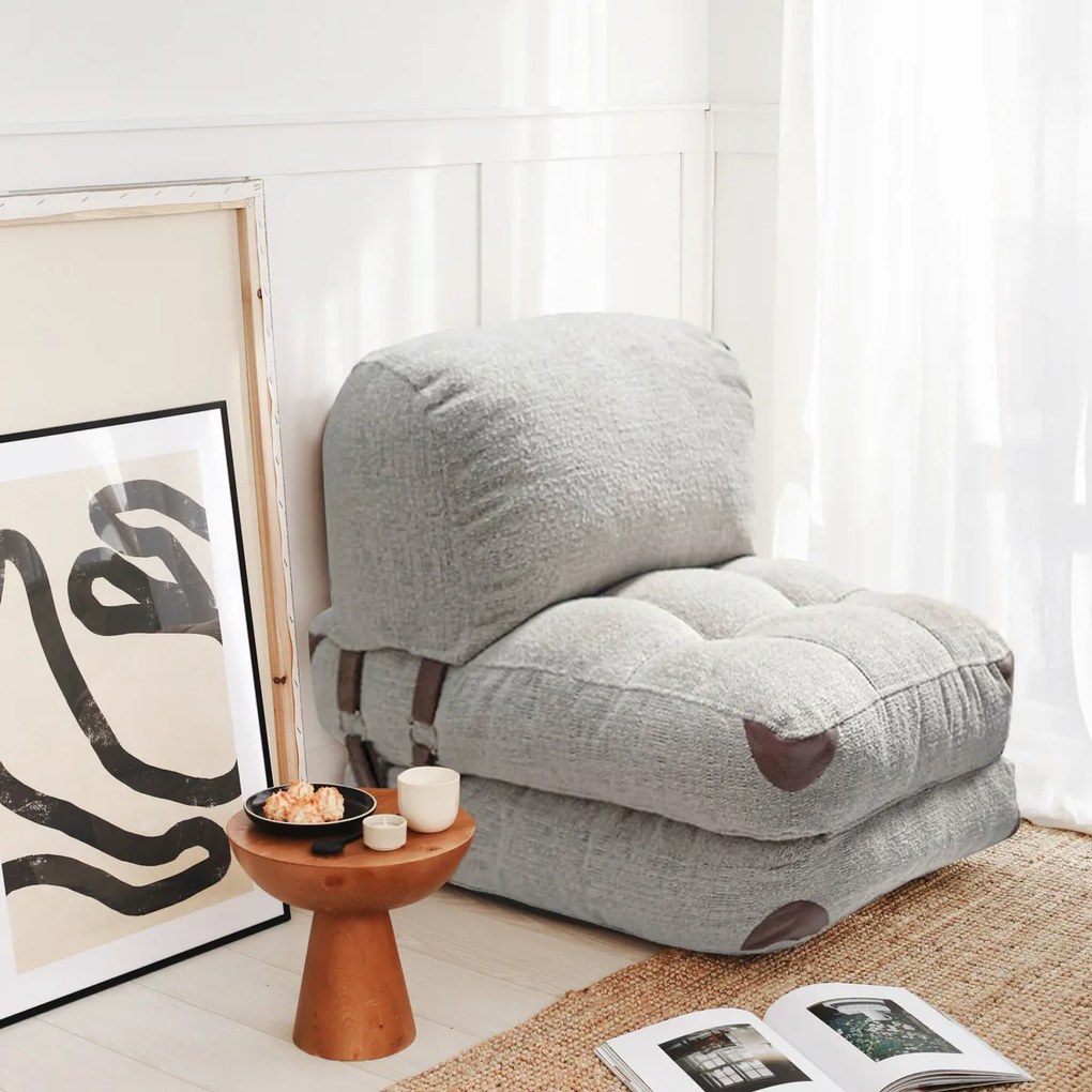 Kreslo Fold Teddy Grey