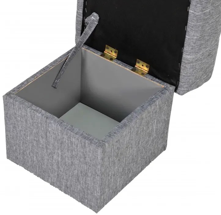 Taburet Swarz, hnedá (Izolda káva)