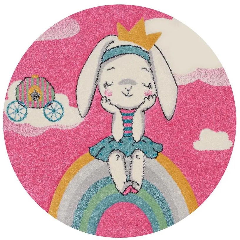 Koberec Pastel Kids 1.2/1.2 L9RVR ružová