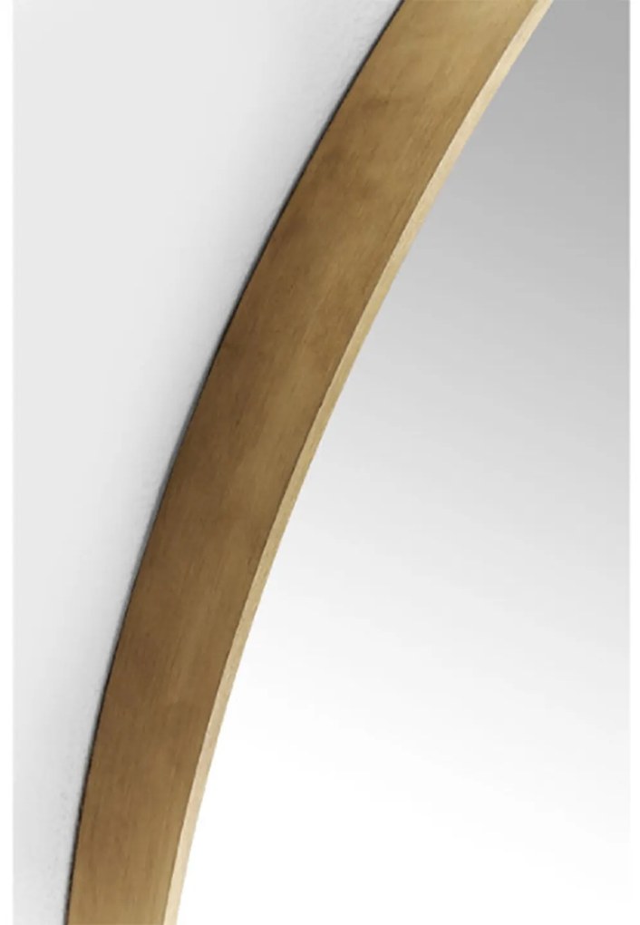 Elegant zrkadlo zlaté Ø100 cm