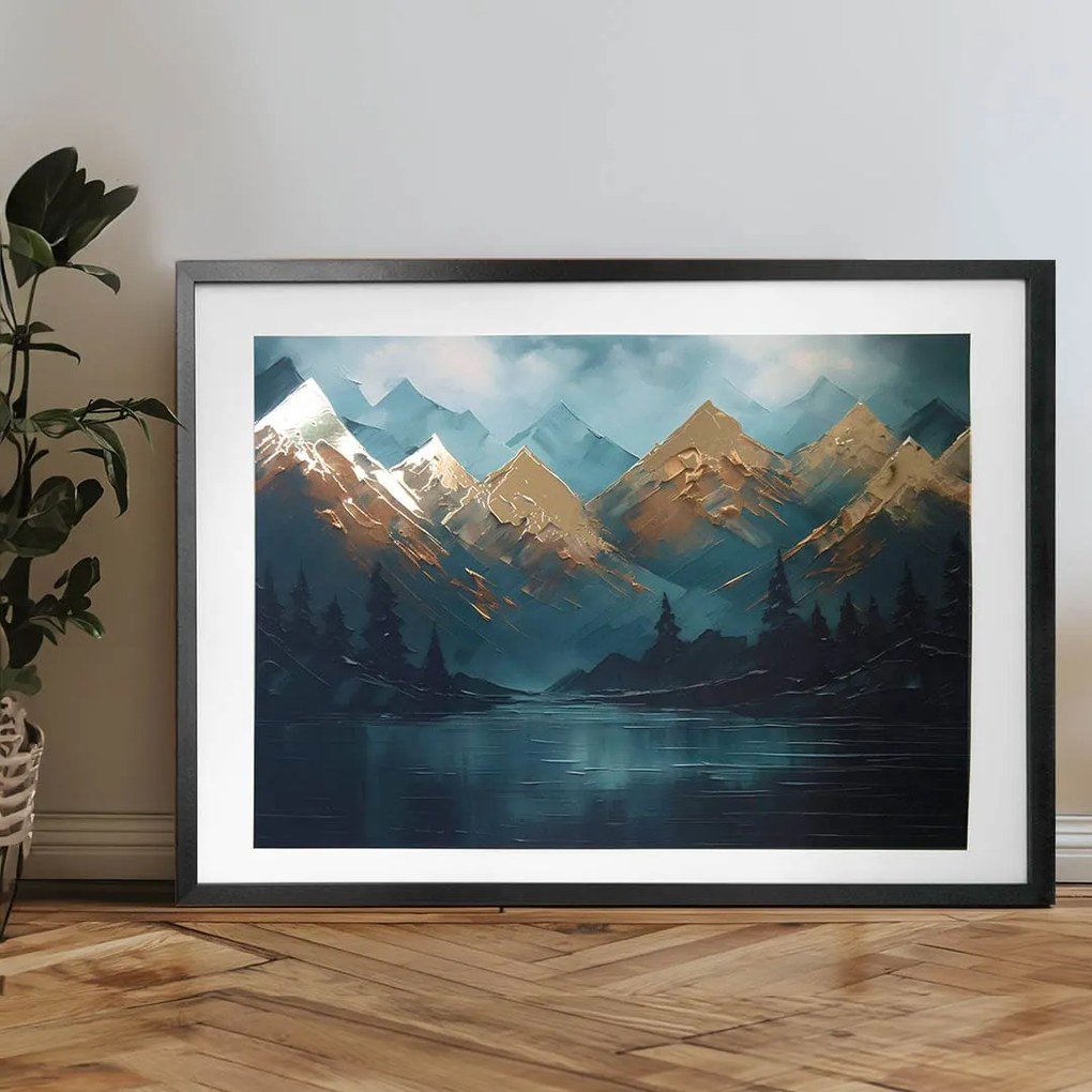 Plagát na stenu s EXTRA efektom - Mountain Majesty