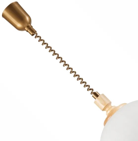 Sťahovací luster RAMONA 1xE27/60W/230V béžová/svetlohnedá