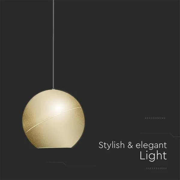 LED Luster na lanku LED/8,5W/230V 3000K šedá