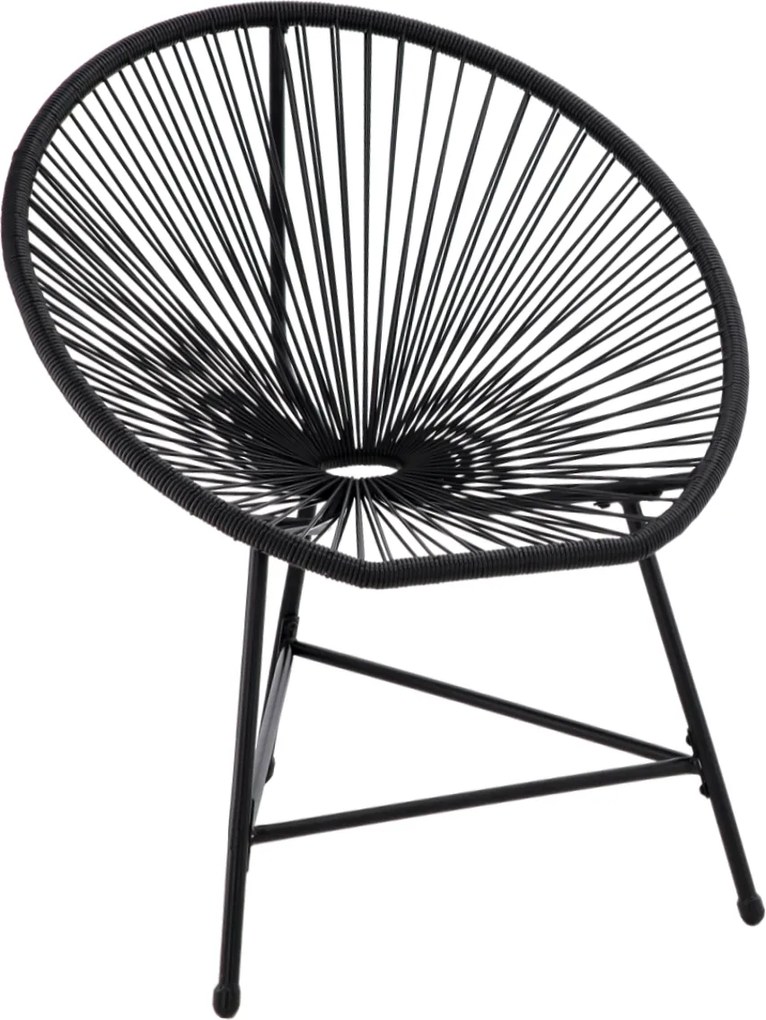 CH Záhradná súprava nábytku Corny - čierna