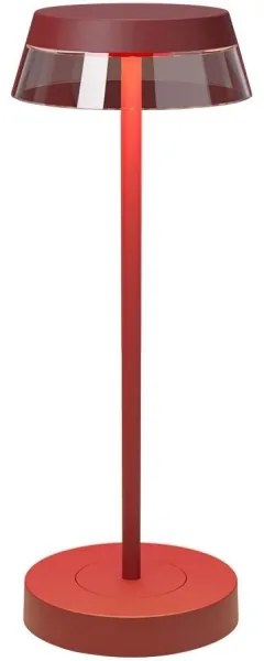 Redo 90311- LED Stmievateľná stolná lampa ILUNA LED/2,5W/5V 3000 mAh IP65 červená