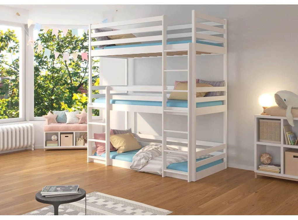 Poschodová detská posteľ 180x80 cm. Akcia -20%. Vlastná spoľahlivá doprava až k Vám domov. 1052288