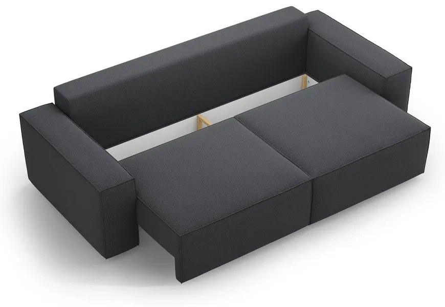 Tmavosivá rozkladacia pohovka 247 cm Jodie – Micadoni Home
