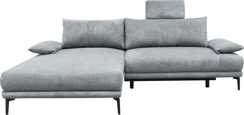 XXXLutz ROHOVÁ SEDAČKA, textil, sivá MID.YOU - Sedačky - 001574003010