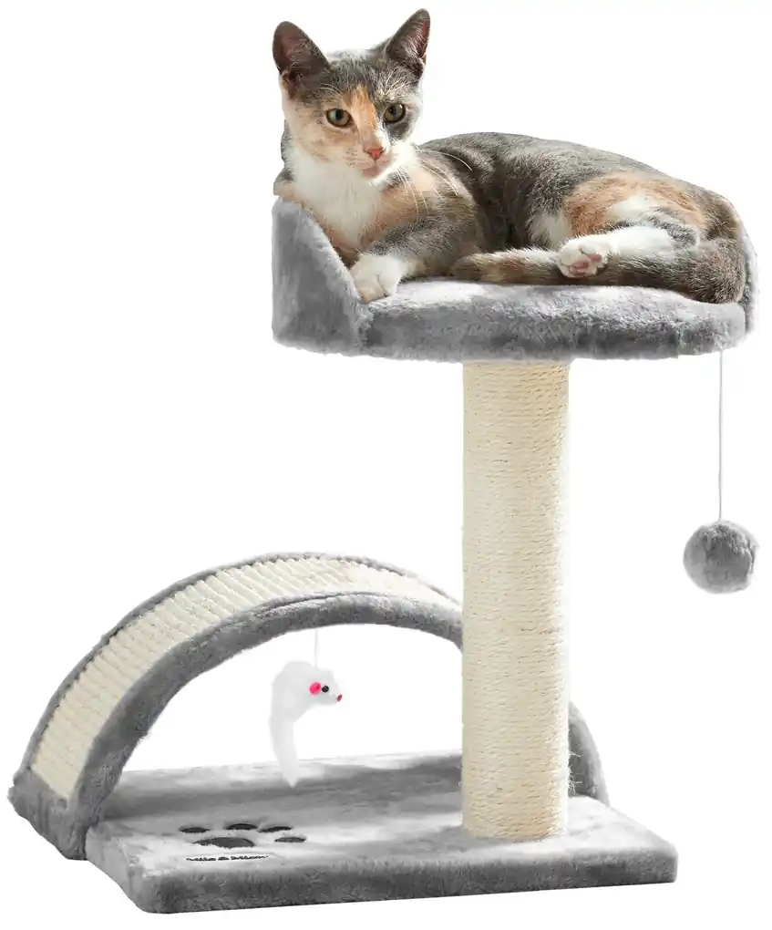 Tutumi, škrabadlo, posteľ, veža 45 cm pre mačky 322134A, HOM-02847 | BIANO