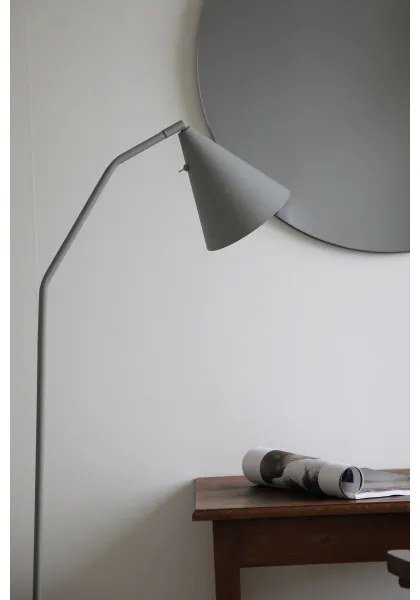 Markslöjd 108891 - LED stmievateľná stojacia lampa FUNIL LED/4,9W/230V sivá