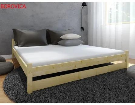 Sammer Klasická drevená posteľ s čelom a roštom DARIA DARIA 140 x 200 cm Jelša