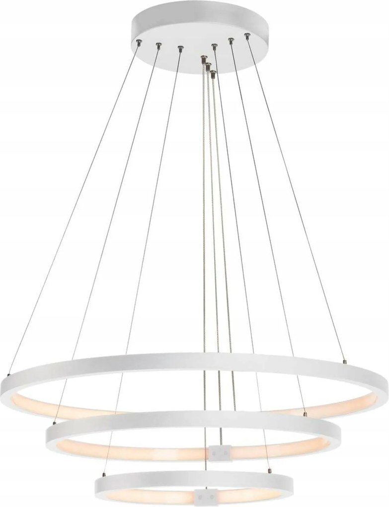 Závesné Led svietidlo Slv One Trio Dali 64W 4200lm 3000/4000K biele