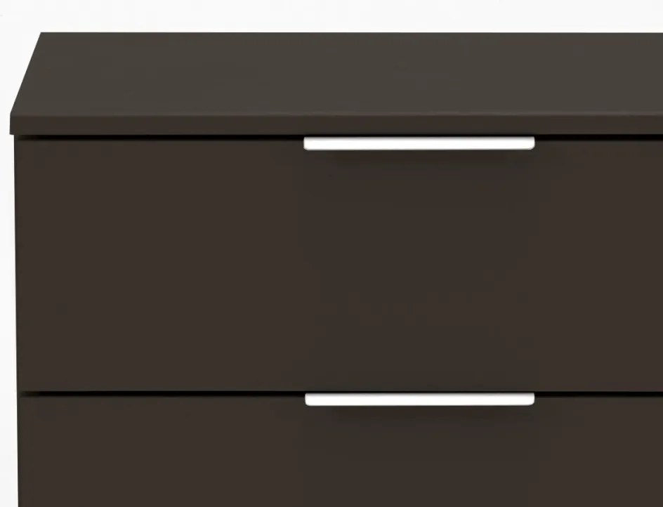 Nočný stolík Easy Plus, 3 zásuvky, grafit