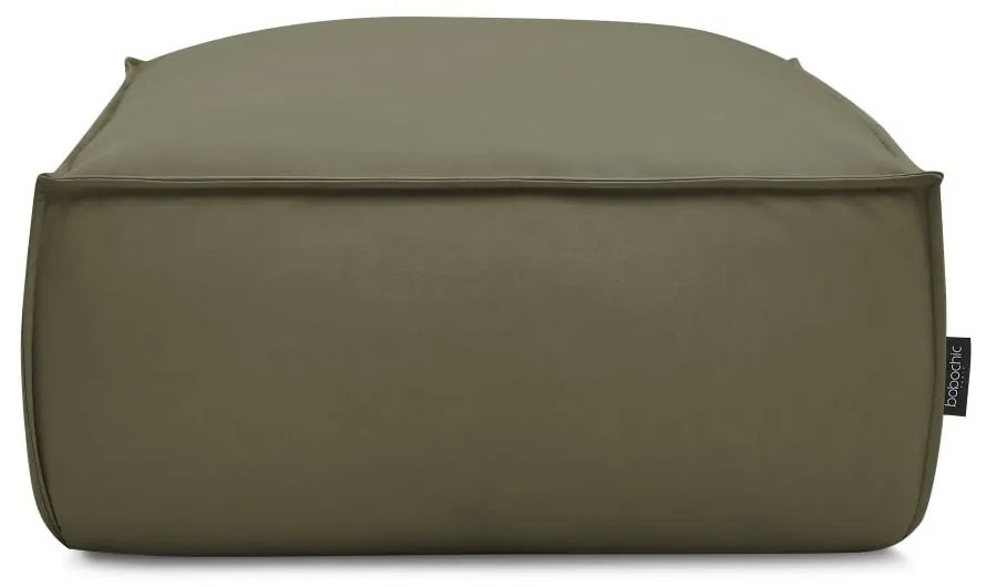 Zelená podnožka z imitácie kože Boheme – Bobochic Paris