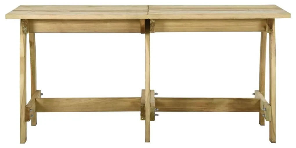 vidaXL Záhradný stôl 160x74x75 cm impregnované borovicové drevo
