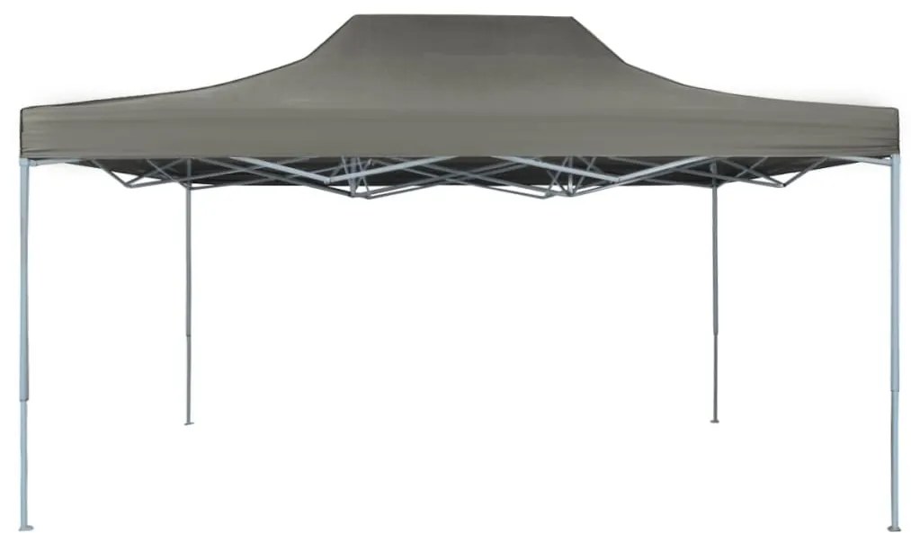 vidaXL Skladací záhradný stan 3x4,5m antracitový