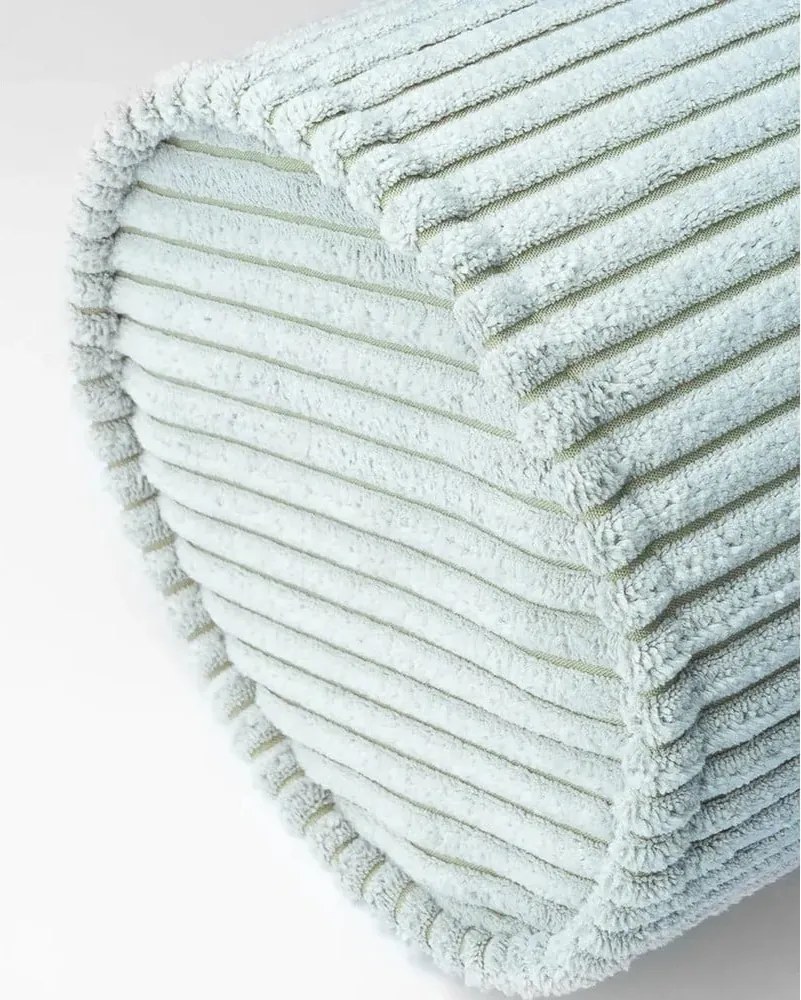 Menčestrový detský pohovkový vankúš v mentolovej farbe Roll – Wigiwama