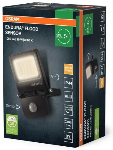 Osram - LED reflektor so senzorom ENDURA LED/10W/230V 3000K IP44