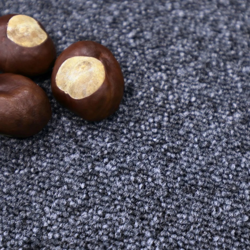 Betap, Metrážny koberec Baltic 78, na mieru, šíře 4m, šedá, ab (mriežka), chodba / predsieň