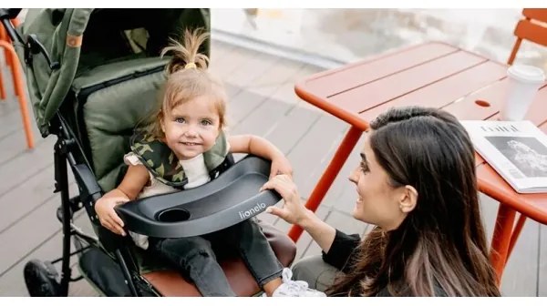 Lionelo - Športový kočík EMMA PLUS zelená/čierna