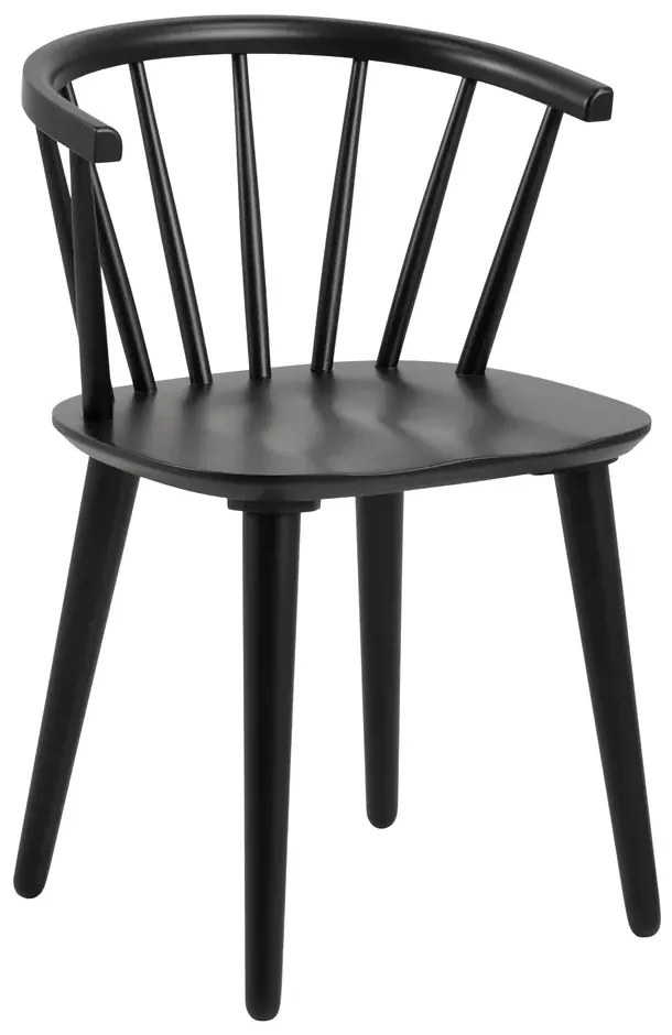 Jídelní židle Ida z masivu černá