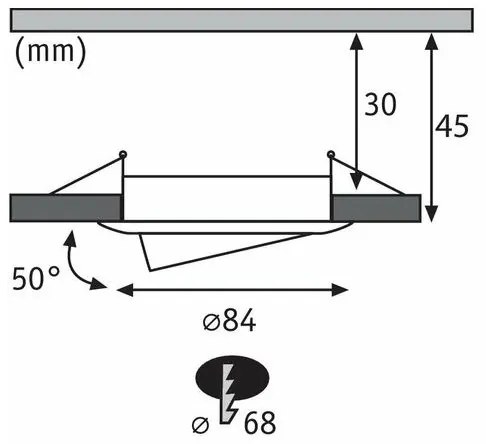 Paulmann 93483 - SADA 3xLED/6,5W IP23 Stmievateľné kúpeľňové svietidlo NOVA 230V