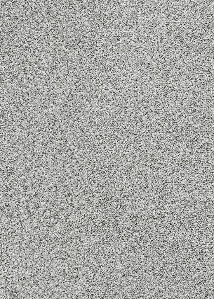 Koberce Breno Metrážny koberec MIRA 95, šíře role 400 cm, sivá