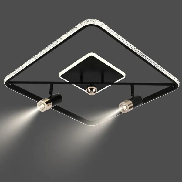 LED Stmievateľné stropné svietidlo LED/70W/230V 3000-6500K čierna + diaľkové ovládanie