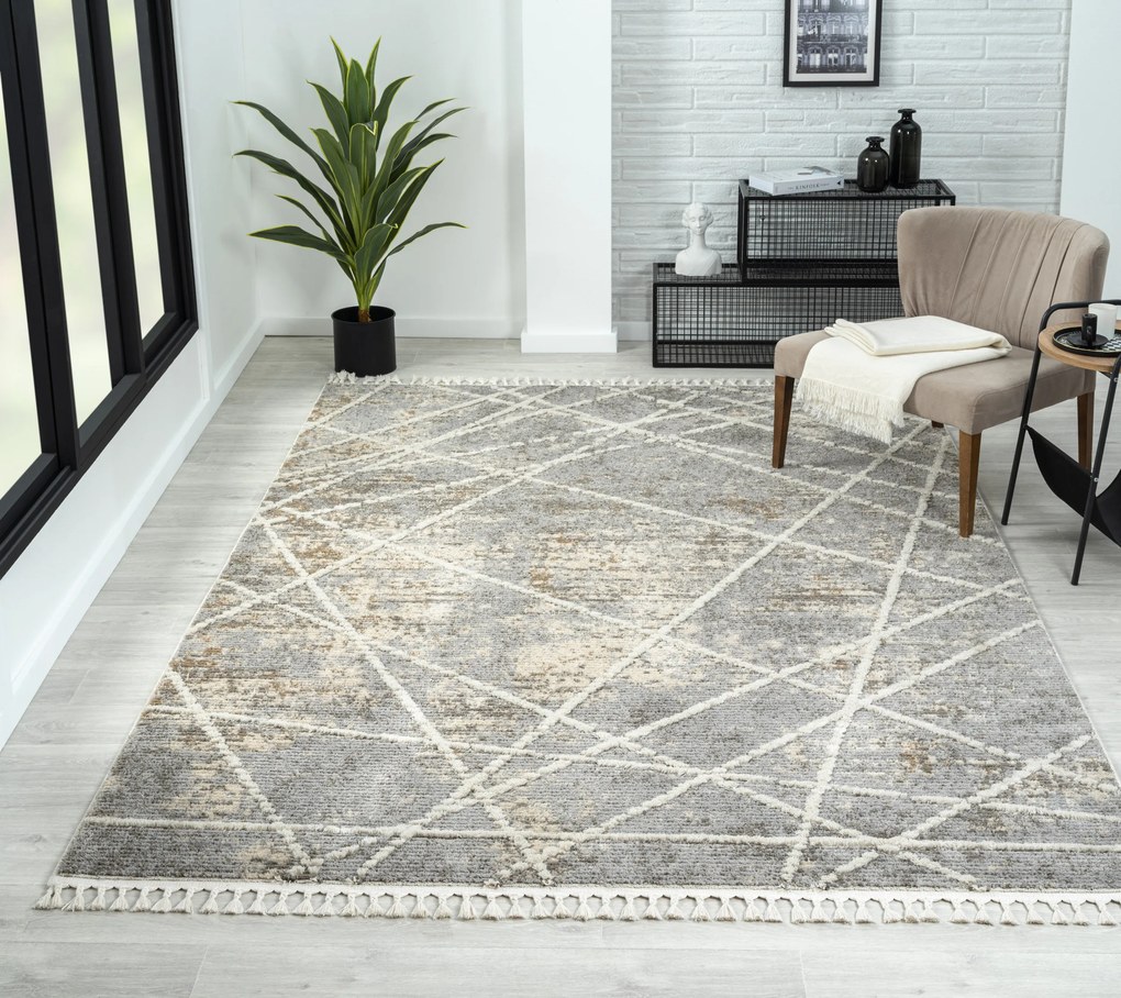 Kusový koberec Nelia beige, 160x230, béžová, chodba / predsieň, My Flair