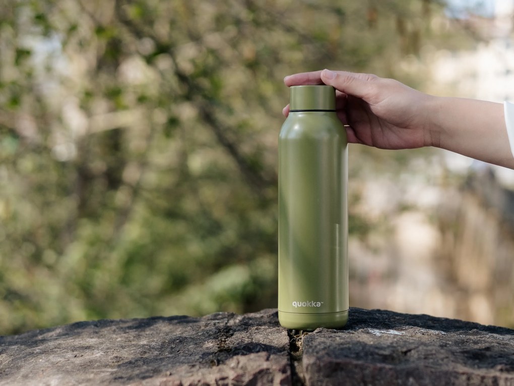 Nerezová termofľaša Solid Olive Green 630 ml
