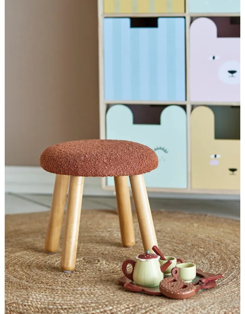 Oranžová detská stolička Aksel – Bloomingville Mini