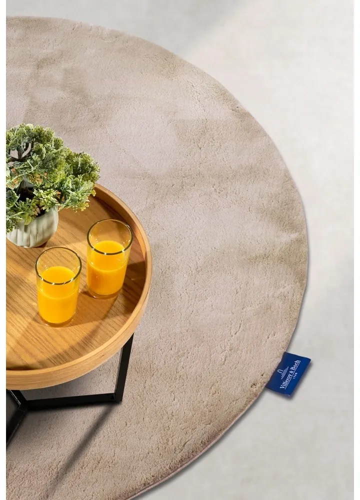 Krémový okrúhly koberec ø 200 cm Leon – Villeroy&Boch