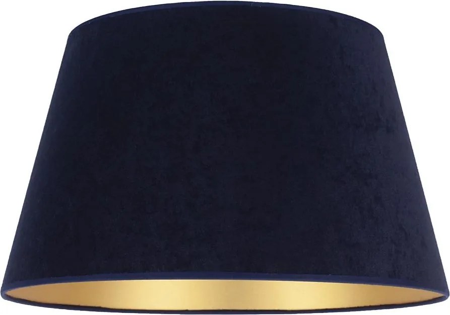 Duolla - Tienidlo k stolnej lampe CONE M E27 pr. 28 cm modrá